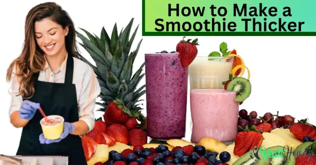 How to Make a Smoothie Thicker