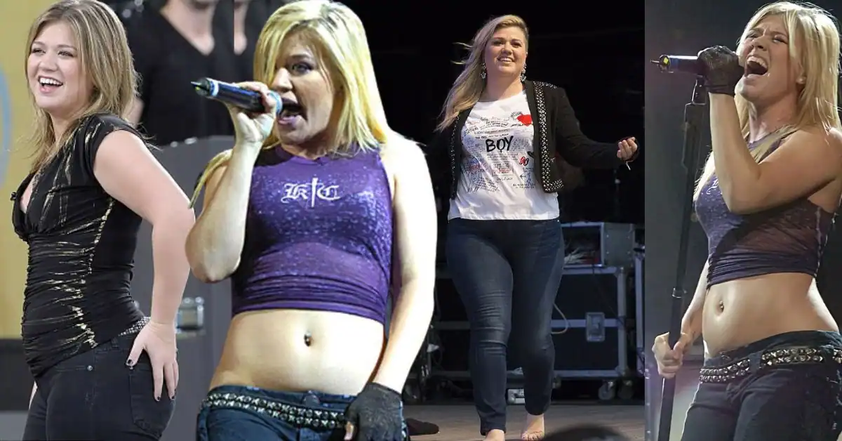Kelly Clarkson Impresses Fans in Stylish Denim Jeans